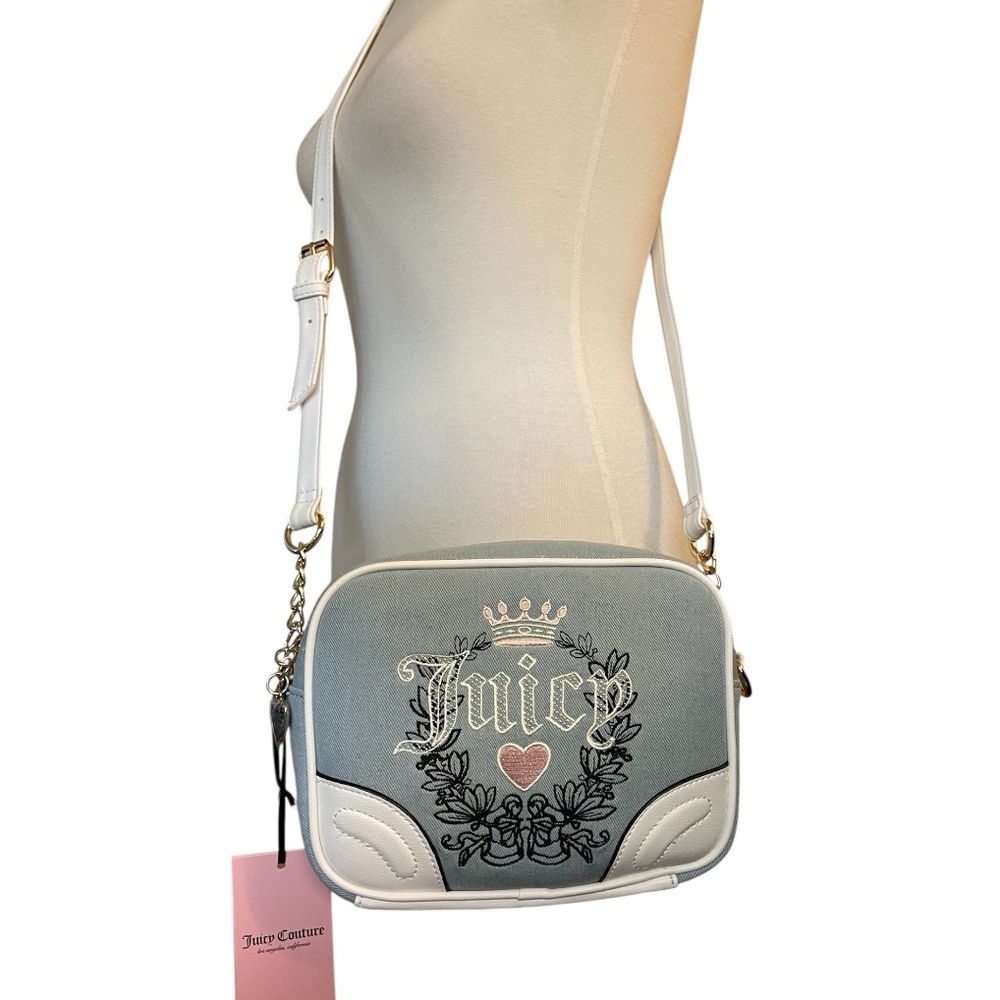 Juicy Couture Denim Heritage Crossbody NWT
